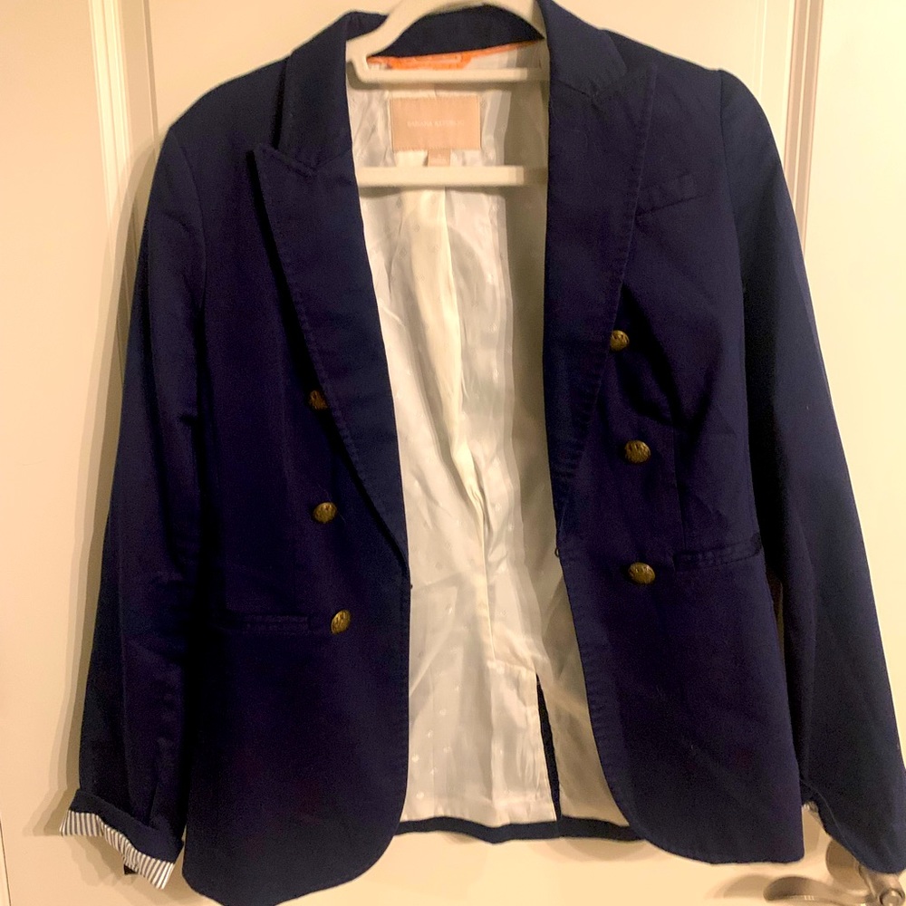Banana republic navy blazer